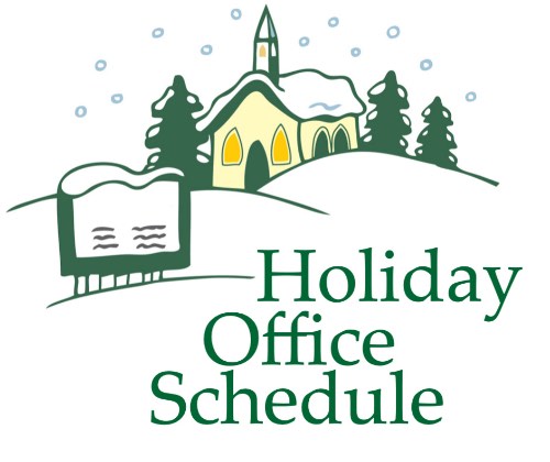 
Holiday Office Schedule